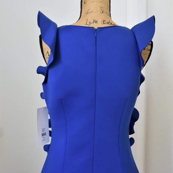 NEW! Nero By Jatin Varma Ruffle Detail Dress. - Picture 9 of 12